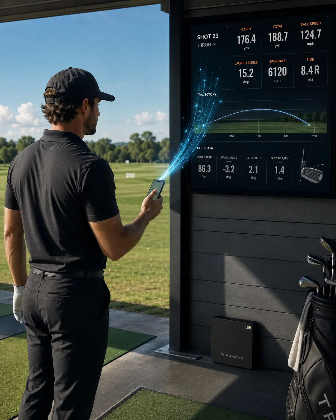 Caddora pulling range session data into the app